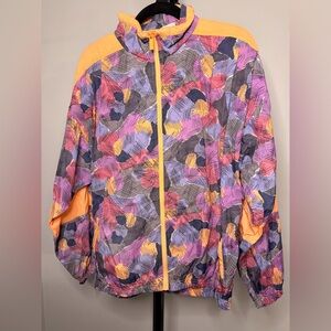 Size Medium Vintage 80s 90s REEBOK WINDBREAKER JACKET Track Athletic Warm Up